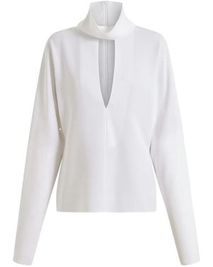 16Arlington Olamo Crêpe Top - White