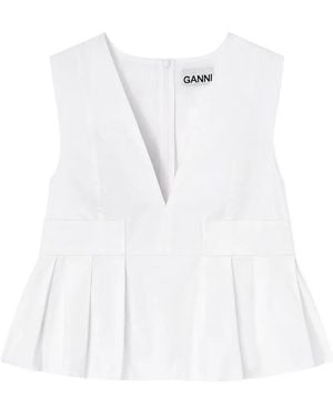 Ganni Top - White
