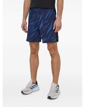 Reebok Speed Patterned Shorts - Blue