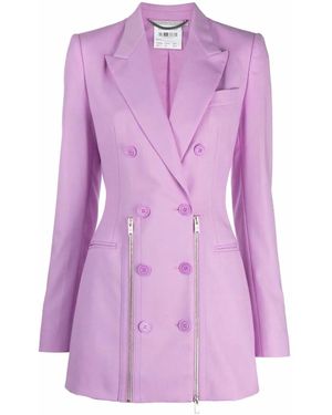 Stella McCartney Double-Breasted Blazer - Purple
