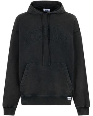 Gcds Cotton Hoodie - Black