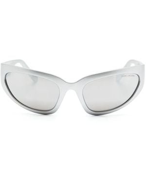 Marc Jacobs The Bold Logo Sonnenbrille - Weiß