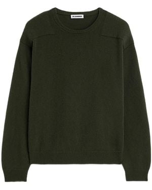 Jil Sander Drop-Shoulder Jumper - Green