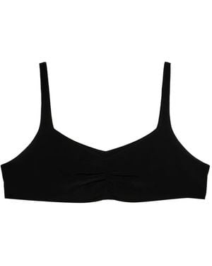 Prada Crepe de chine top - Schwarz