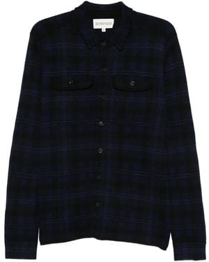 Eric Bompard Plaid-Pattern Shirt - Black