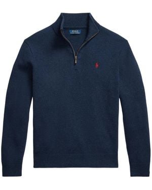 Polo Ralph Lauren High-Neck Jumper - Blue