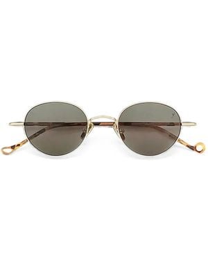 Eyepetizer Chatham Round-Frame Sunglasses - Metallic