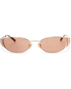 Gucci Oval-Frame Sunglasses - Pink