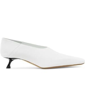 Sportmax Madia Pointed-Toe Pumps - White