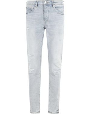Purple Brand Logo-Patch Jeans - Blue