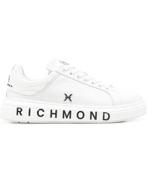 John Richmond Leather Sneakers - White