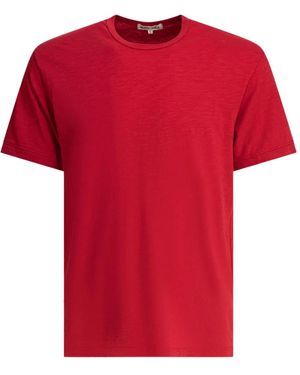 Alex Mill T-Shirt mit rundem Ausschnitt - Rot