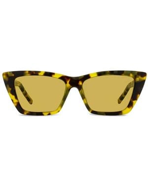 Saint Laurent Gafas De Sol Sl 276 Mica Con Montura Cat Eye - Amarillo