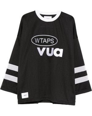 WTAPS T-Shirt Netminder Con Logo - Nero
