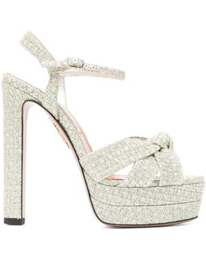 Aquazzura 130Mm Nina Sandals - White