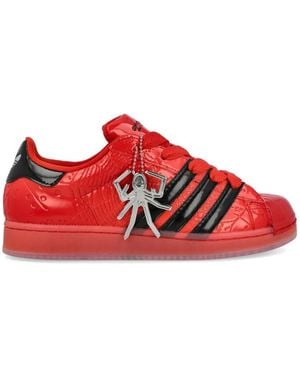 adidas X Sp5Der Superstar Lace-Up Trainers - Red