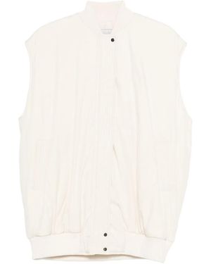 Antonelli Sleeveless Gilet - White