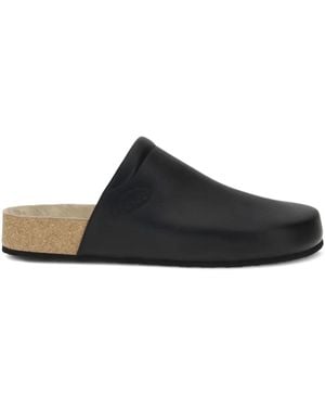 Balenciaga Mules mit Korksohle - Schwarz