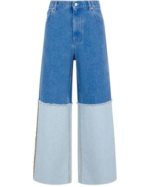 Marni Paneled Jeans - Blue