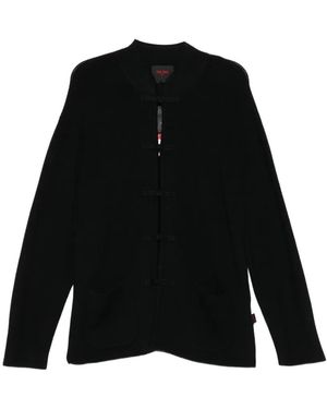 TEAM WANG design X Jdb Mandarin-Collar Cardigan - Black
