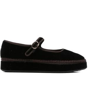 Flabelus Derbies Mary Jane À Plateforme - Black