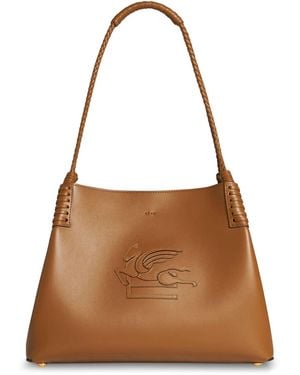 Etro Small Libra Tote Bag - Brown