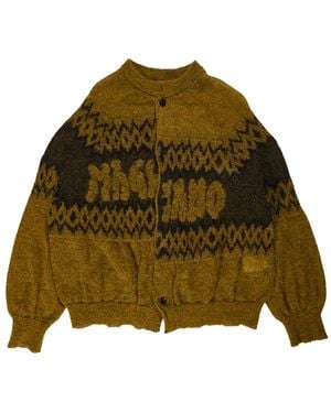 Magliano Asymmetric Cardigan - グリーン