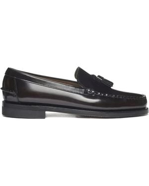 Sebago タッセル ローファー - ブラック