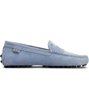Tod's Leren Loafers - Blauw