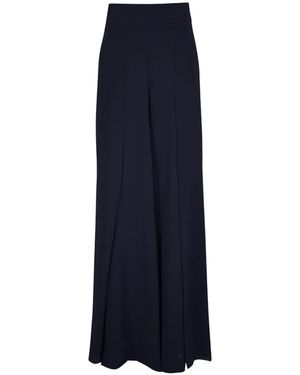 Akris Silk Trousers - Blue