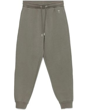 Ami Paris Ami-De-Coeur-Motif Joggers - Grey