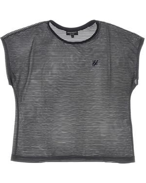 Emporio Armani Striped T-Shirt - Grey