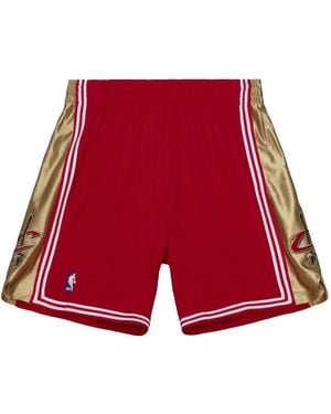 Mitchell & Ness ロードショーツ - レッド