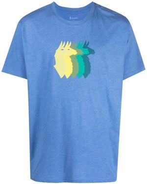 COTOPAXI Graphic-Print T-Shirt - Blue