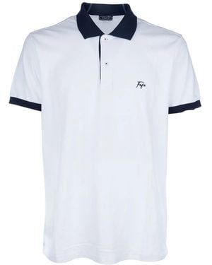 Fefe Poloshirt mit Logo-Stickerei - Weiß