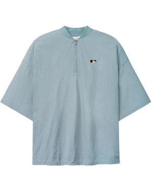 Fear Of God Mlb Logo-Patch T-Shirt - Blue