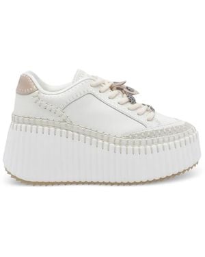Chloé Nama Plateau-Sneakers - Weiß