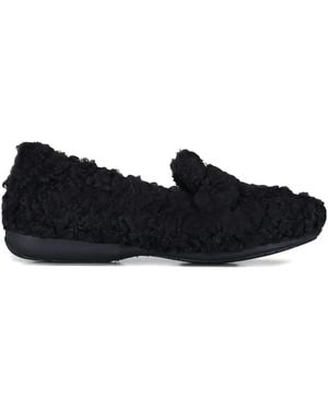 Ron White Teddy Slip-On Slippers - Blue