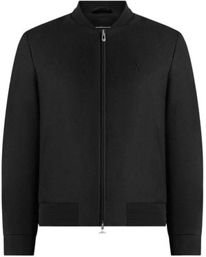 Manière De Voir Sami Tailored Bomber Jacket - Black
