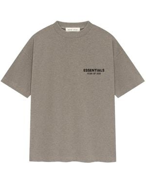 Fear Of God Classic Tee Logo-Print T-Shirt - Grey
