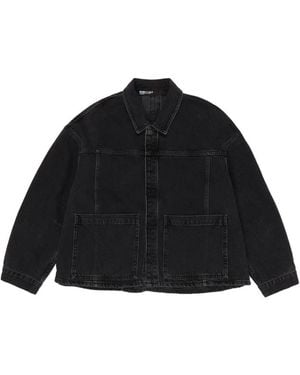 Bimba Y Lola Patch-Pocket Cotton Jacket - Black