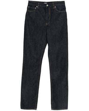 TOTEME High-Rise Slim-Fit Jeans - Black