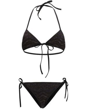 Missoni Bikini Mit Paillettenverzierung - Weiß