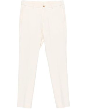 Berwich Morello Elasticated-Waist Pants - White