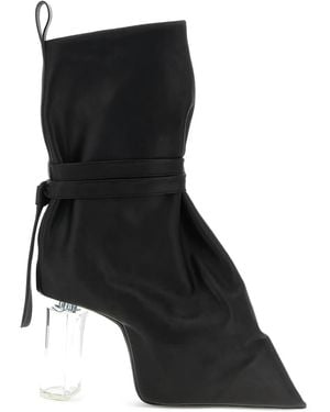 Rick Owens Bottes Taco Kiss 120 Mm - Noir