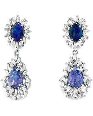 Suzanne Kalan Sapphire Drop Earrings - Blue
