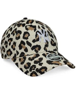 KTZ 9Forty Leopard-Print Cap - White