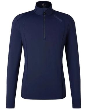 Bogner Harry Mock-Neck Base Layers - Blue