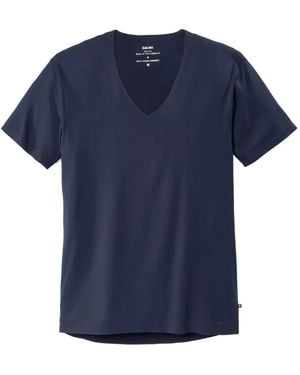 CALIDA V-Neck Short-Sleeve T-Shirt - Blue
