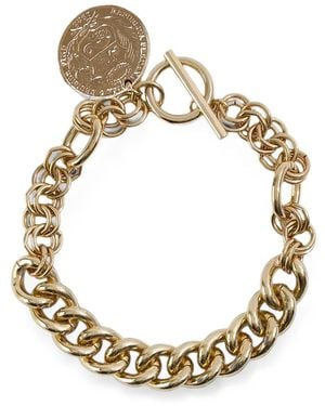 Liviana Conti Collar Grueso Con Colgante De Moneda - Metálico